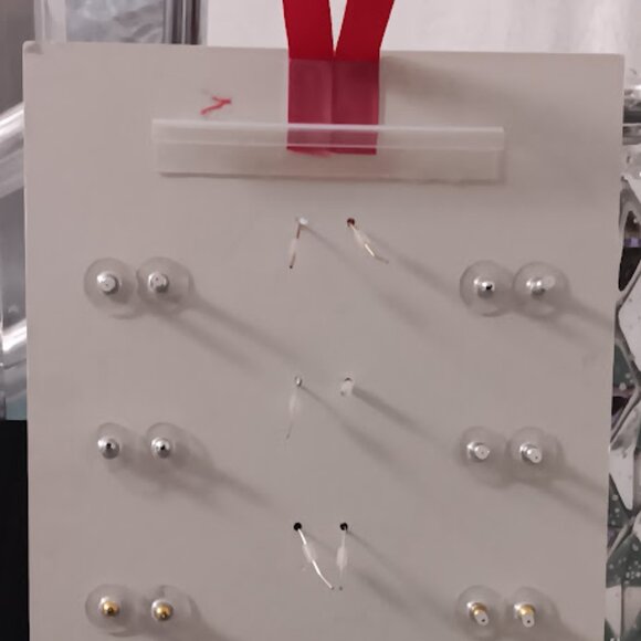 NAPIER 12 DAYS OF HOLIDAY Christmas Crystal & Enamel 12 Pairs of Earrings Set - Picture 5 of 5